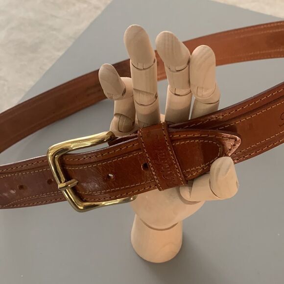 Valentino Vintage Leather Belt - Picture 7 of 9